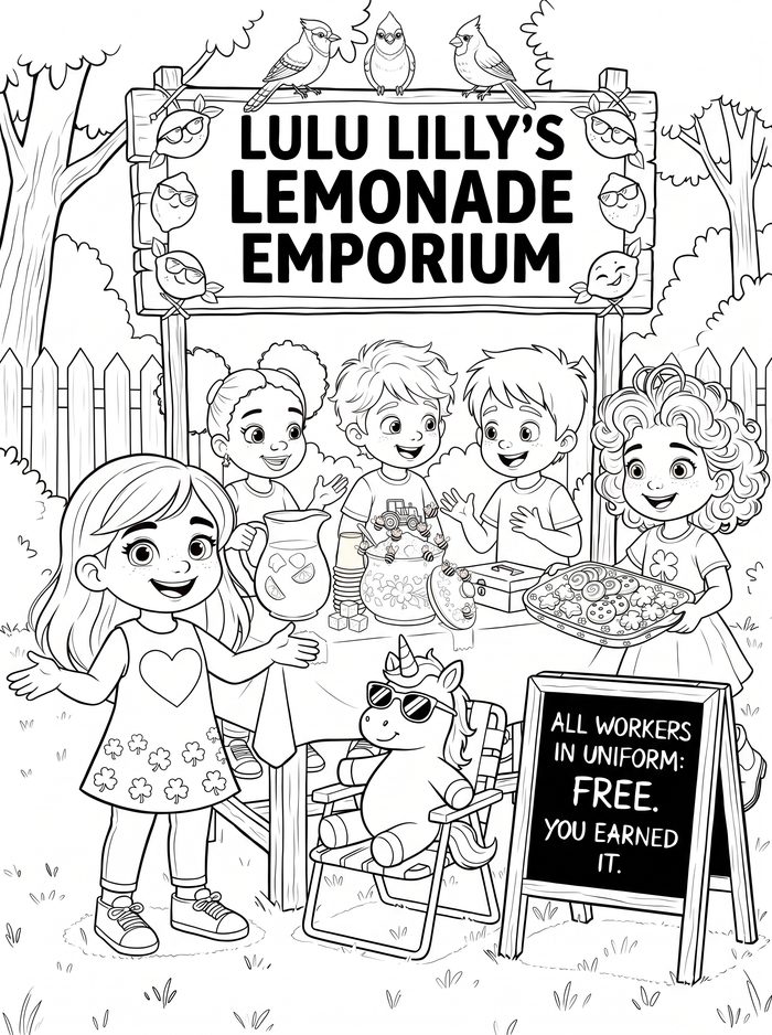 Story Scene 10 โ free printable coloring page
