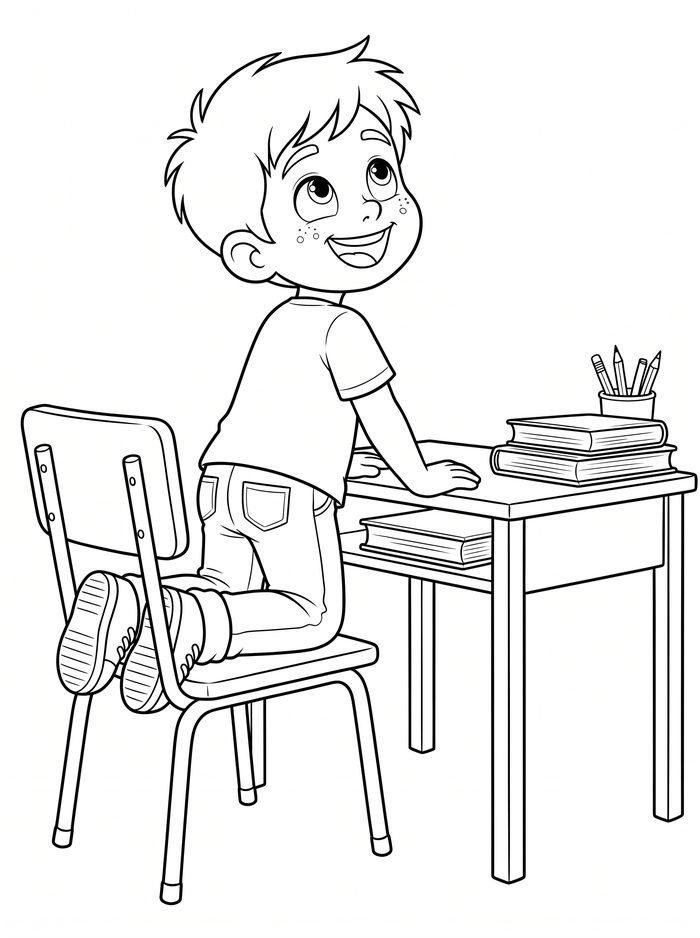 Story Scene 23 โ free printable coloring page