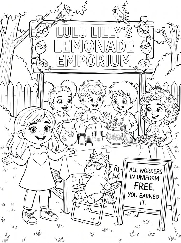 Story Scene 15 โ free printable coloring page