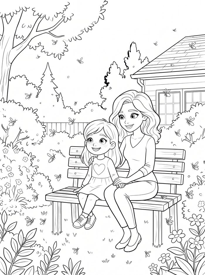 Story Scene 22 โ free printable coloring page