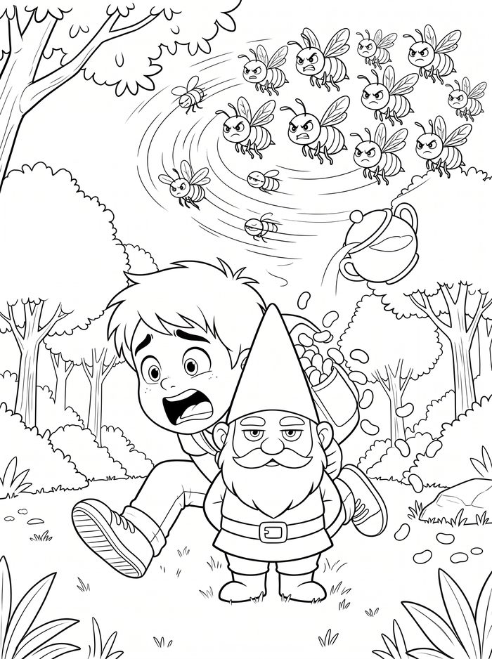 Story Scene 16 โ free printable coloring page